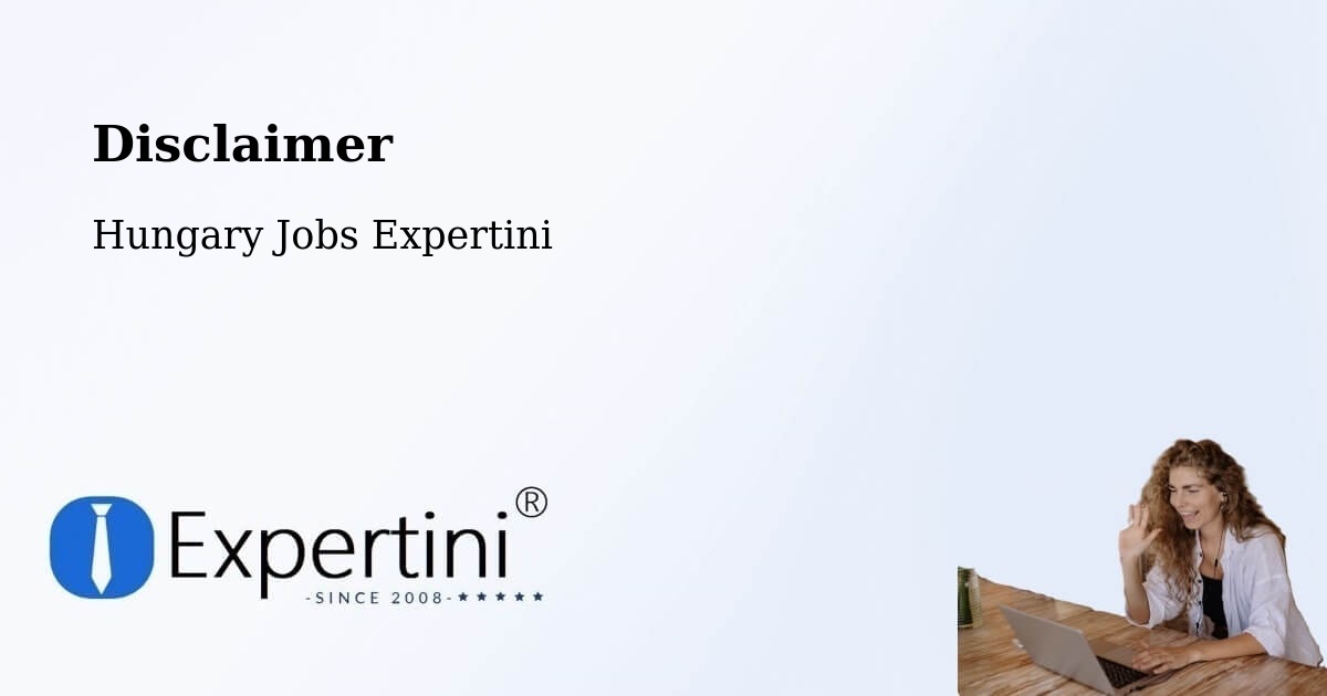 Disclaimer – Encs - Hungary Jobs Expertini